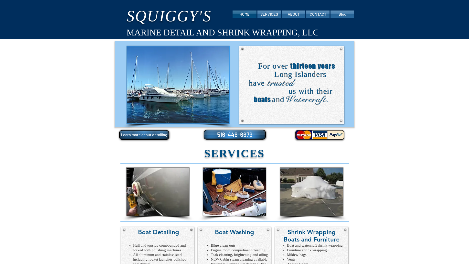 Squiggy's Marine Detail and Shrink Wrapping